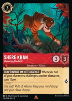 Shere Khan - Menacing Predator #126