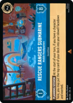 Rescue Rangers Submarine - Mobile Headquarters #169