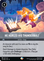 He Hurled His Thunderbolt #222