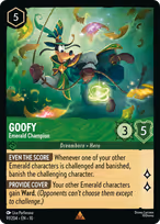 Goofy - Emerald Champion #91