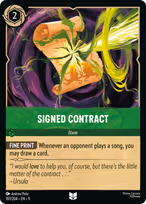 Signed Contract #101