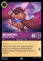 Archimedes - Highly Educated Owl #36