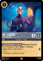 Dr. Calico - Green-Eyed Man #181