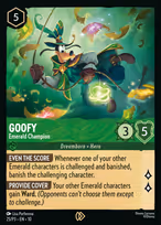 Goofy - Emerald Champion #25