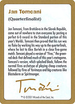 Jan Tomcani Bio #jt0a