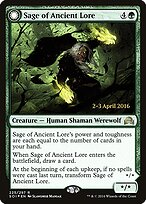 Sage of Ancient Lore // Werewolf of Ancient Hunger #225s