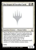 The Keeper of Favorite Cards #RW90a