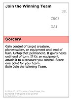 Join the Winning Team #CR03d