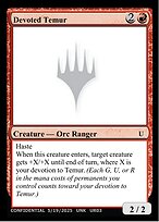 Devoted Temur #UR03