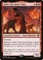 Zalto, Fire Giant Duke #171p