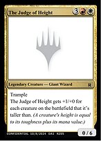 The Judge of Height #RZ05f
