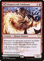 Flamescroll Celebrant // Revel in Silence #150