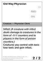 Old Way Phyrexian #RB03d