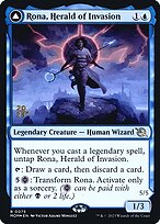 Rona, Herald of Invasion // Rona, Tolarian Obliterator #75s