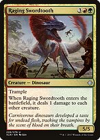 Raging Swordtooth #226