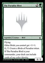 The Paradise Bird #RG03f