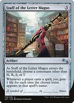 Staff of the Letter Magus #159
