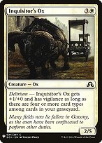 Inquisitor's Ox #SOI-24