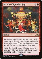 March of Reckless Joy #154p