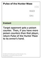 Pulse of the Hunter Maze #RG03c
