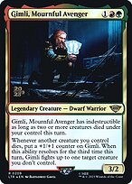 Gimli, Mournful Avenger #209s