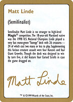 Matt Linde Bio #ml0a