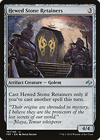 Hewed Stone Retainers #161