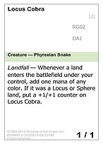 Locus Cobra #RG02b