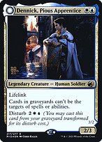 Dennick, Pious Apprentice // Dennick, Pious Apparition #217s