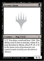 Devoted Abzan #UB01
