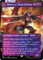 Flamewar, Brash Veteran // Flamewar, Streetwise Operative #24