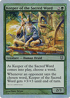 Keeper of the Sacred Word #101★