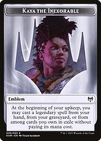 Kaya the Inexorable Emblem #20