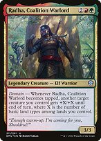Radha, Coalition Warlord #211