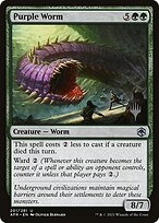 Purple Worm #201p