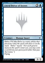 Literal Delver of Secrets #CU06