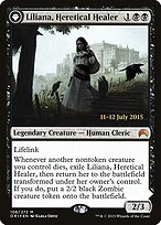 Liliana, Heretical Healer // Liliana, Defiant Necromancer #106s
