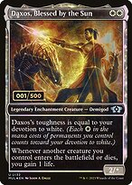 Daxos, Blessed by the Sun #132z