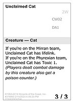 Unclaimed Cat #CW02