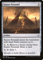 Sunset Pyramid #166