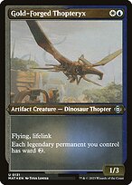 Gold-Forged Thopteryx #131
