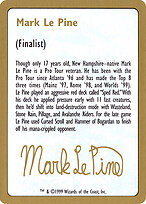 Mark Le Pine Bio #mlp0a