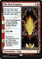 The First Eruption #122s