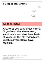 Furnace Oriflamme #UR13