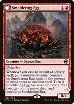 Smoldering Egg // Ashmouth Dragon #159