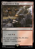 Shadowblood Ridge #816