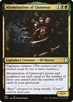 Abomination of Llanowar #81