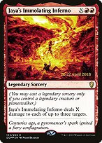 Jaya's Immolating Inferno #133s