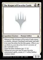 The Keeper of Favorite Cards #RW90d