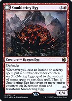 Smoldering Egg // Ashmouth Dragon #159s